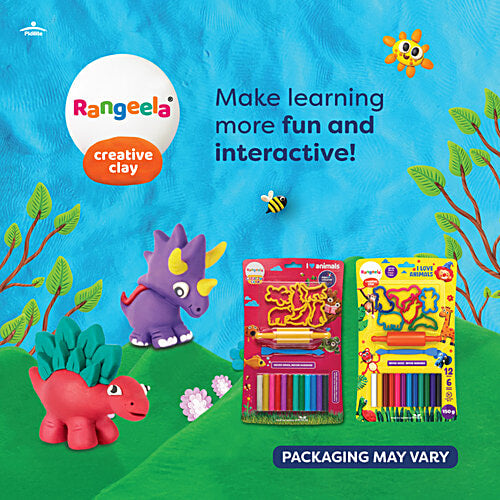 Rangeela Animal Series Creative Clay Kit for Kids