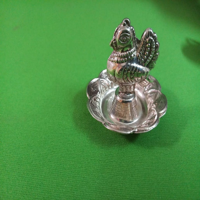 Pure Silver Peacock Agarbatti Stand