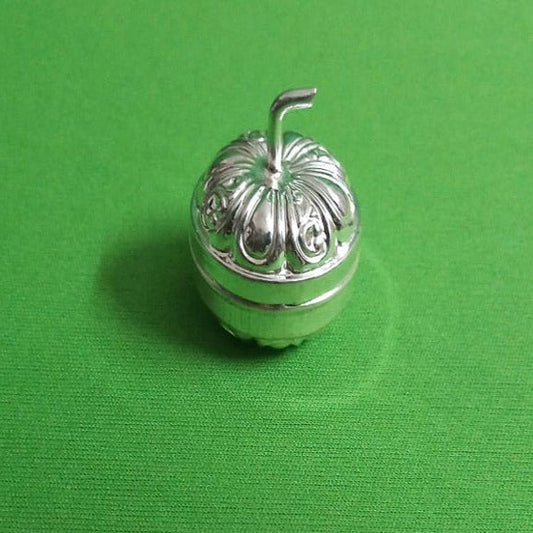 Pure Silver Apple Kumkum Dabbi 6 grams