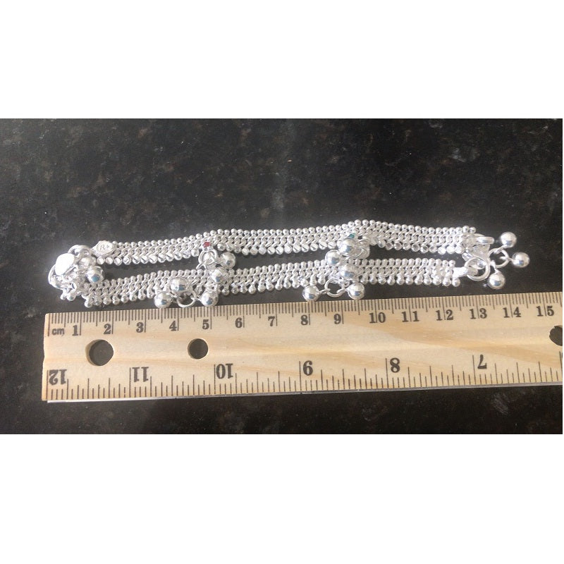 Pure Silver Anklets For Kids 33 grams