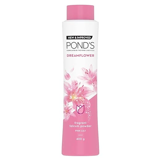 Ponds Dreamflower Pink Lily Fragrant Talcum Powder