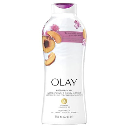 Olay Fresh Outlast Body Wash Peach & Cherry Blossom