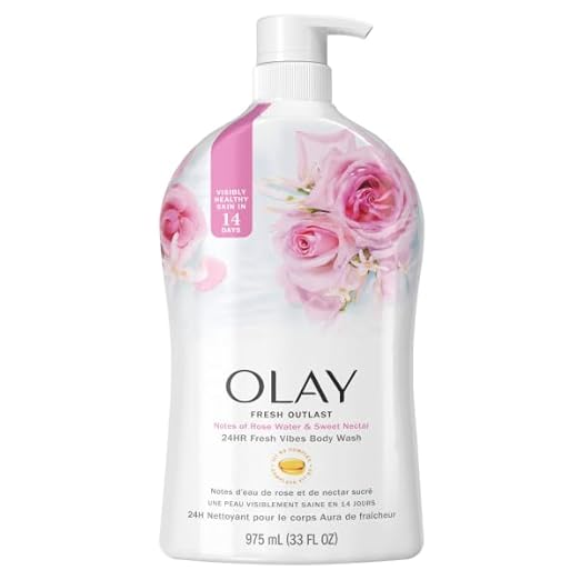 Olay Fresh Outlast Rose Water & Sweet Nectar Body Wash