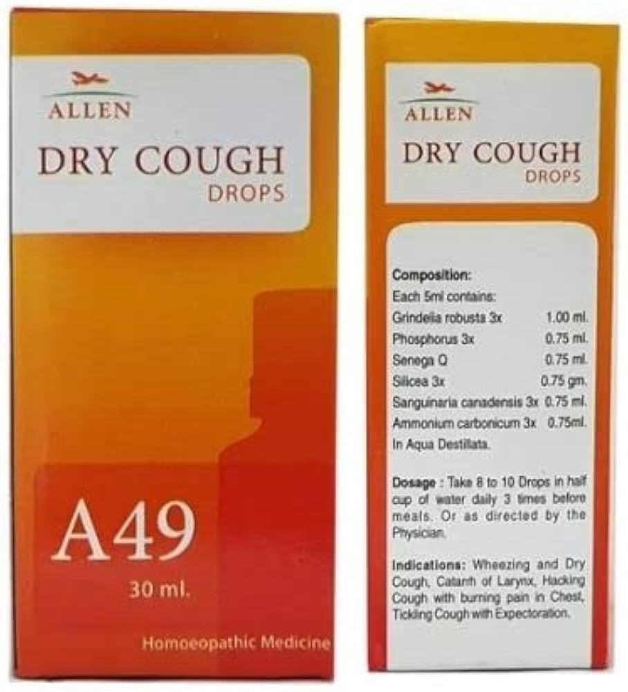 Allen A49 Dry Cough Drop - PUSHMYCART