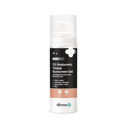 The-Derma-Co-1%-Hyaluronic-Tinted-Sunscreen-Gel