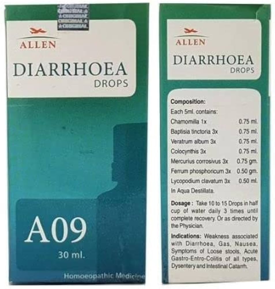 Allen A09 Diarrhoea Drop - PUSHMYCART