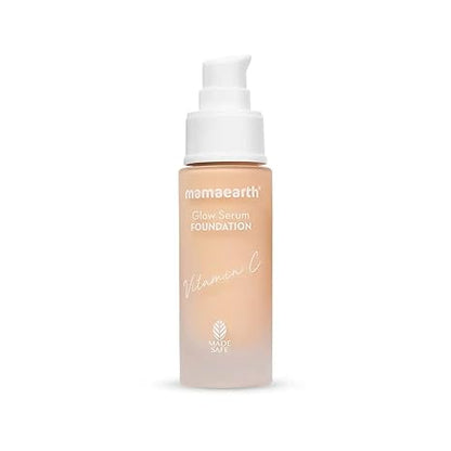 Mamaearth Glow Serum Foundation|Natural Glow
