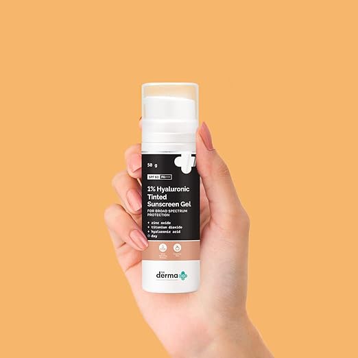 The-Derma-Co-1%-Hyaluronic-Tinted-Sunscreen-Gel
