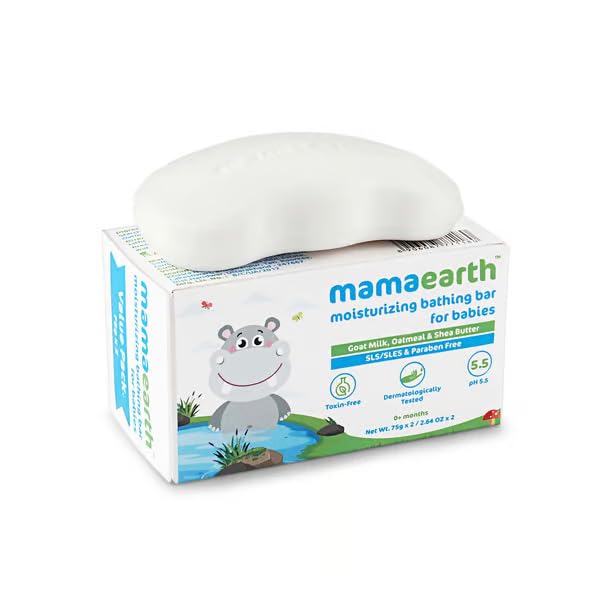Mamaearth Moisturizing Bathing Bar Soap - PUSHMYCART