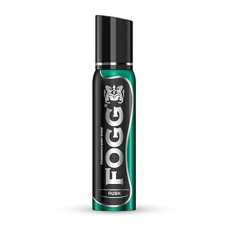 Fogg Rush No Gas Deodorant for Men, Long-Lasting Perfume Body Spray