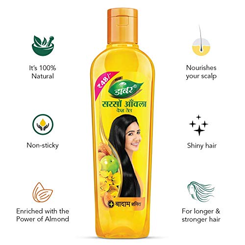 Dabur Sarson Amla Kesh Tail - PUSHMYCART