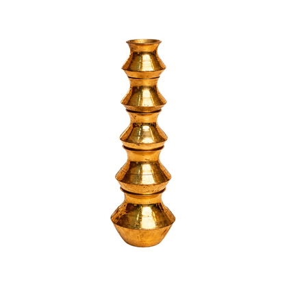 Mahita Collections Brass Matki Showpiece for Table Decor Set of 5 90g