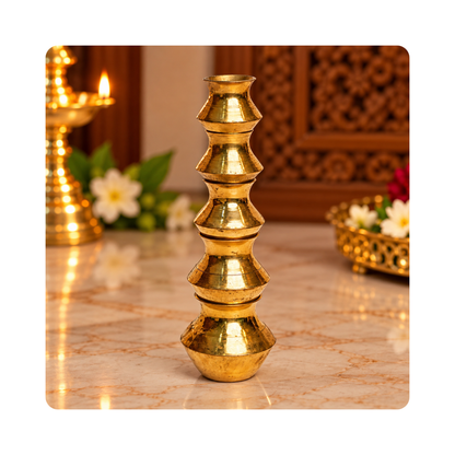 Mahita Collections Brass Matki Showpiece for Table Decor Set of 5 90g