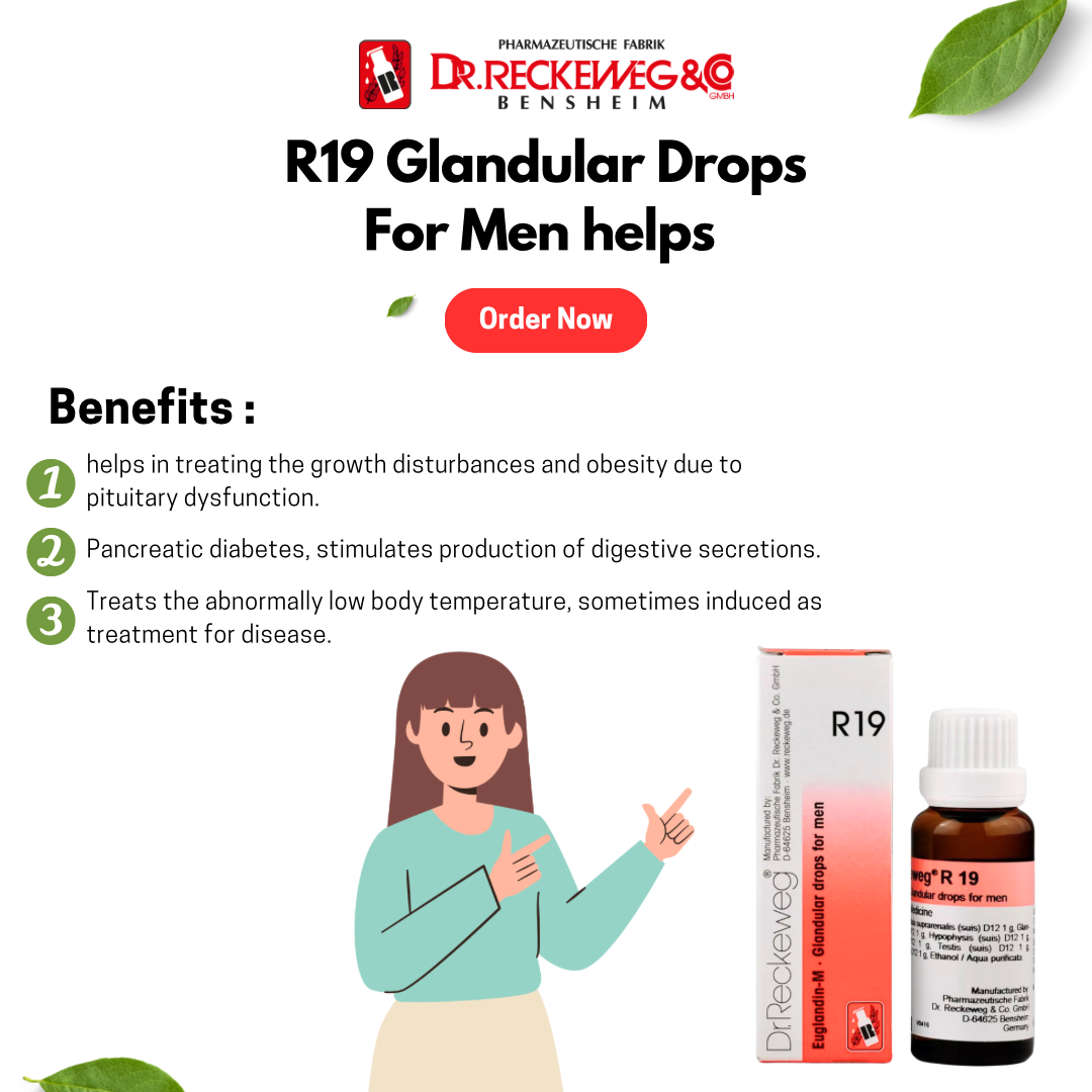 Dr. Reckeweg R19 Glandular Drops For Men