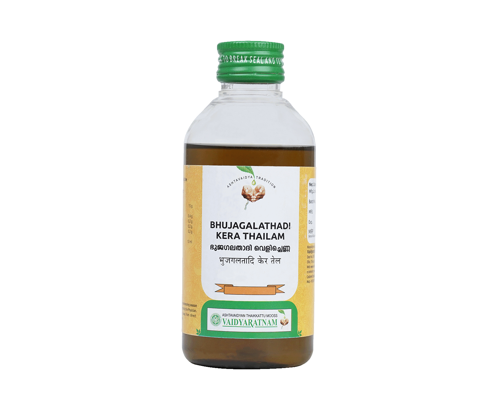 Vaidyaratnam Bhujagalathadi Oil