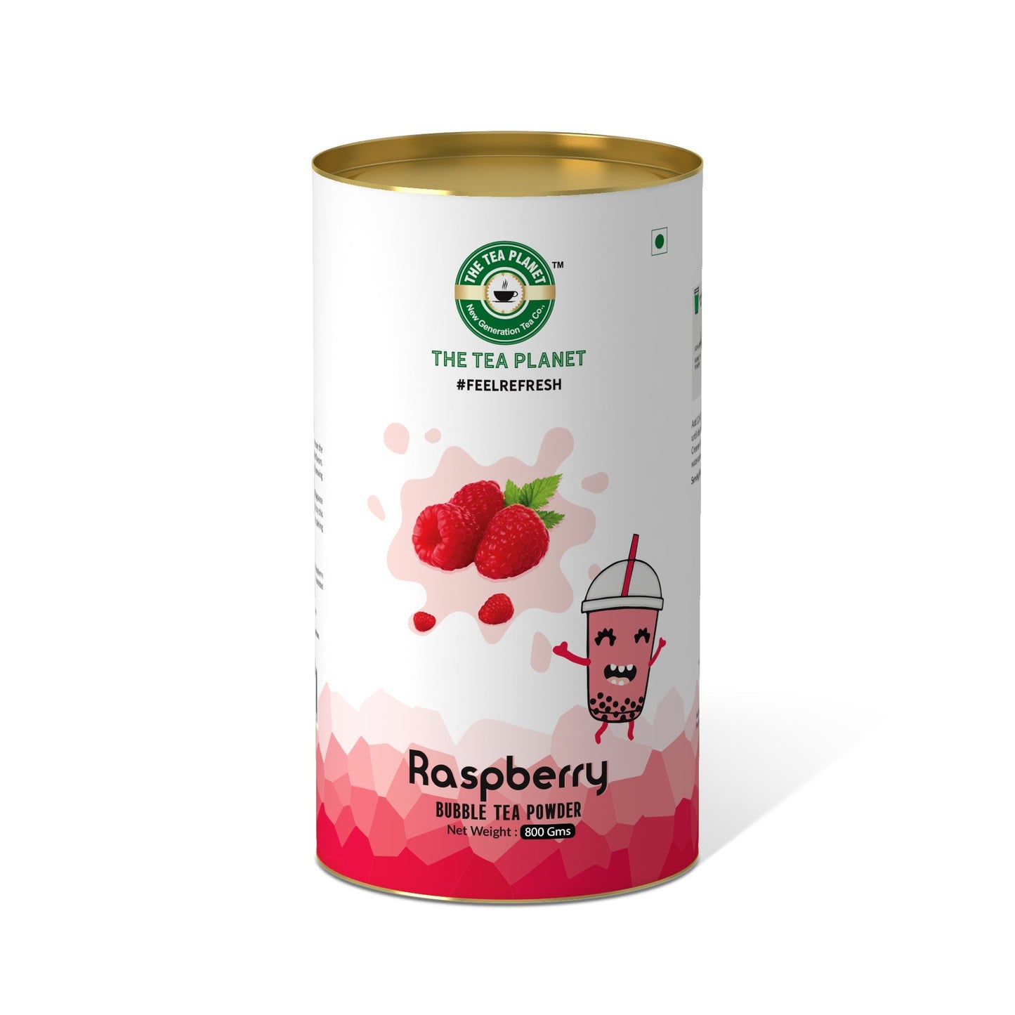 The Tea Planet Raspberry Bubble Tea Premix