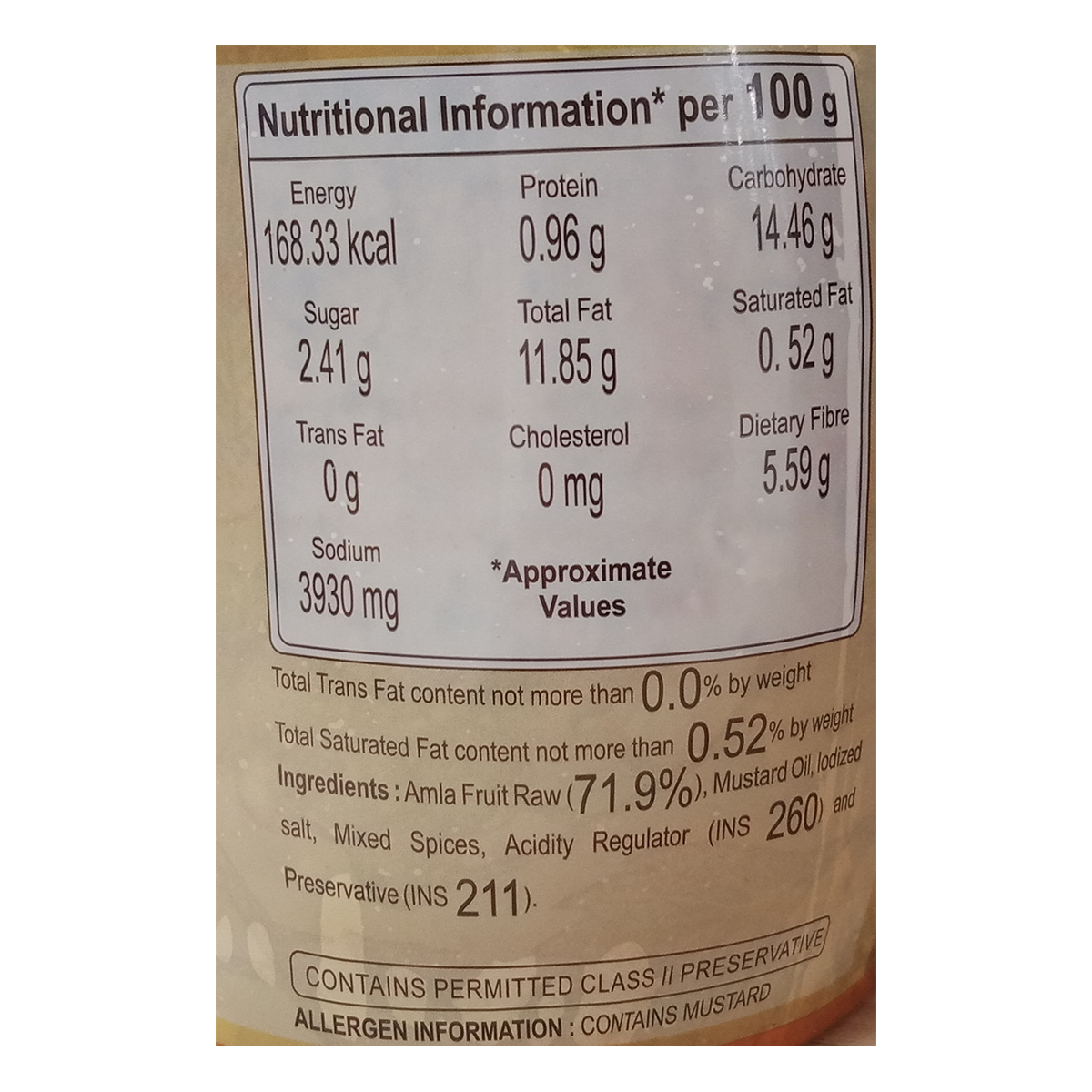 Patanjali Amla Pickle