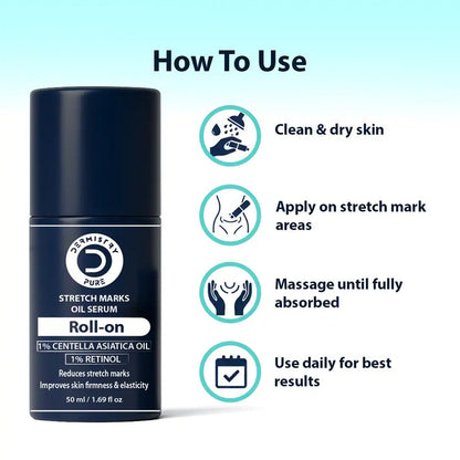 Dermistry Stretch Mark Serum with Retinol & Centella Asiatica 