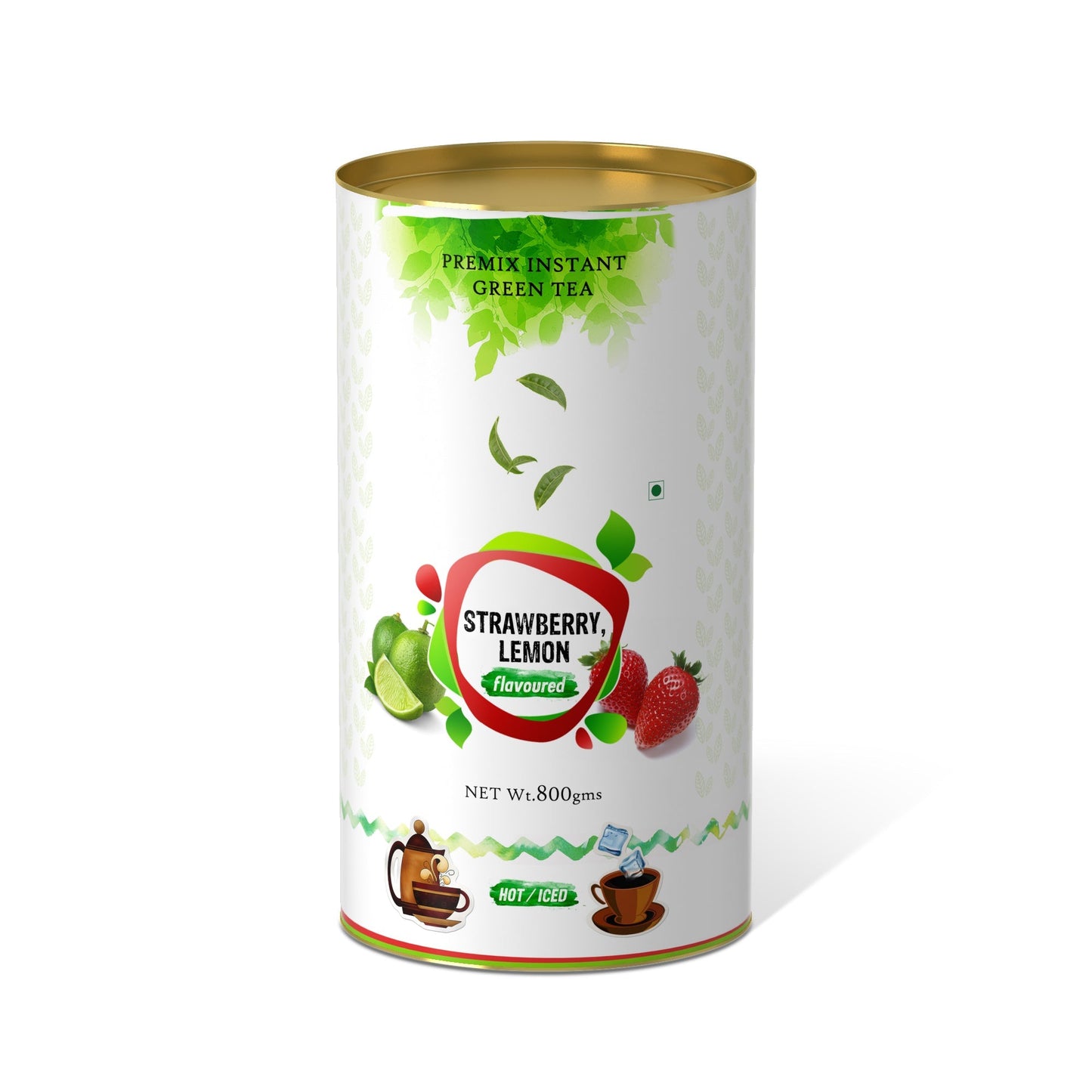 The Tea Planet Strawberry Lemon Flavoured Instant Green Tea