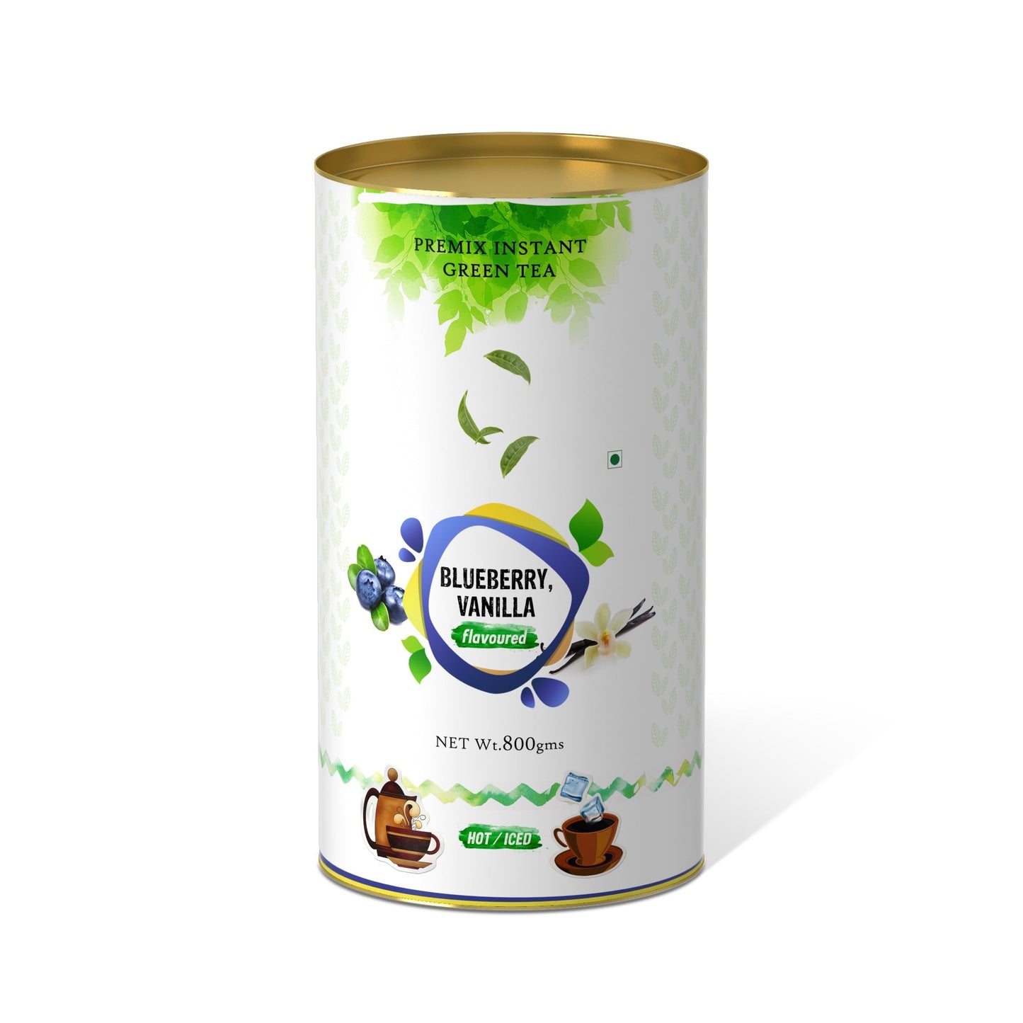 The Tea Planet Blueberry Vanilla Flavoured Instant Green Tea