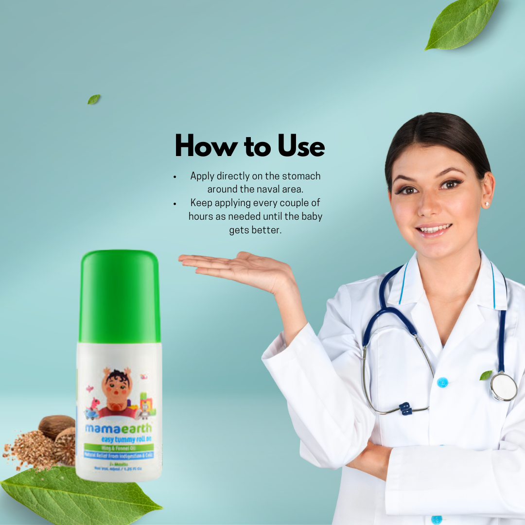 Mamaearth Easy Tummy Roll On 40ml - PUSHMYCART