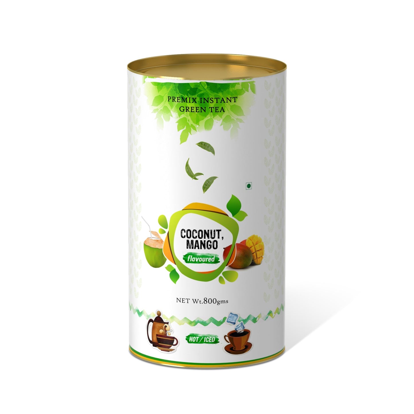 The Tea Planet Coconut Mango Flavoured Instant Green Tea