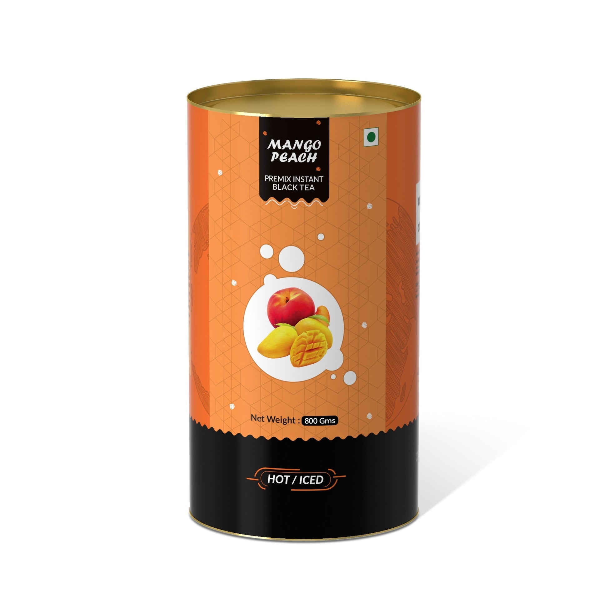 The Tea Planet Mango & Peach Flavoured Instant Black Tea