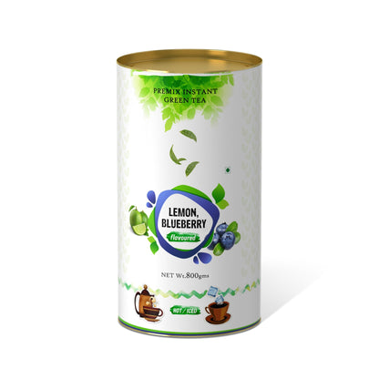 The Tea Planet Lemon Blueberry Flavoured Instant Green Tea