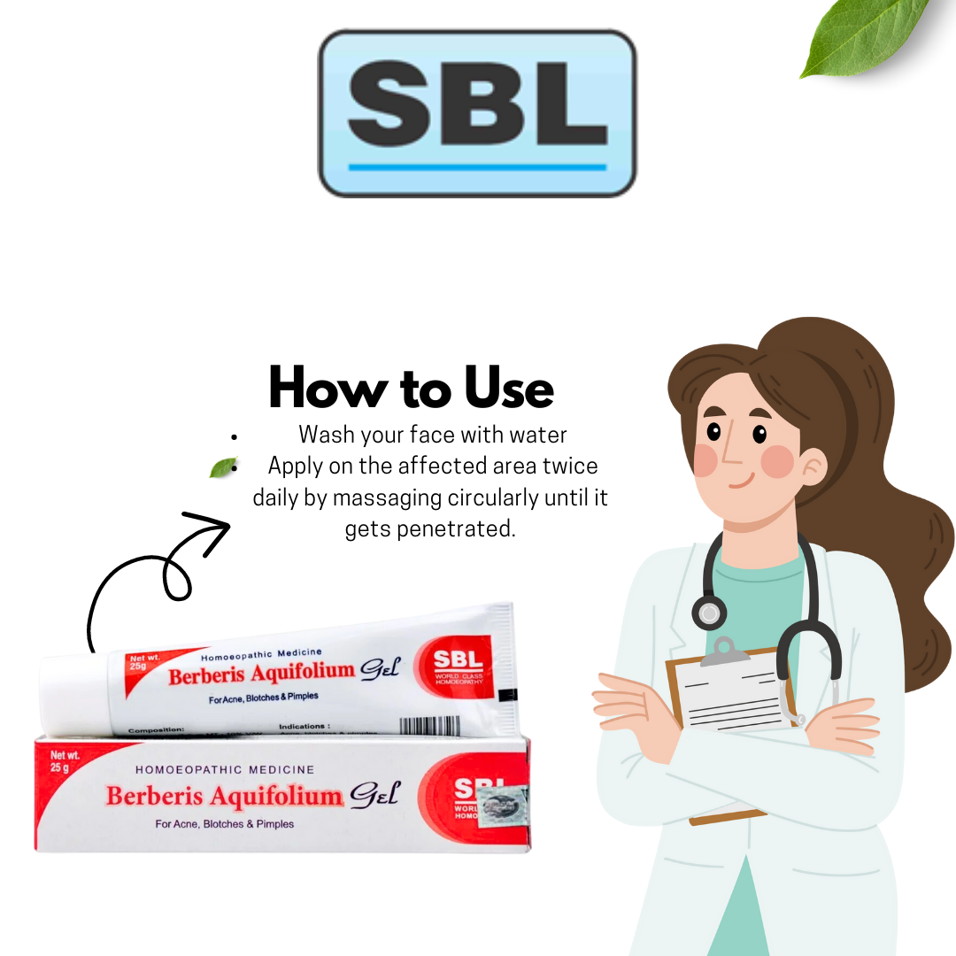 How to use the SBL Berberis Aquifolium Gel