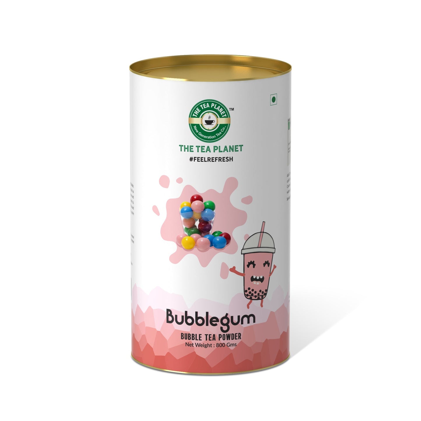 The Tea Planet Bubblegum Bubble Tea Premix