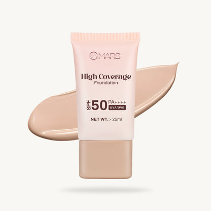 Mars High Coverage Foundation in a Tube | SPF 50PA++++ UVA/UVB