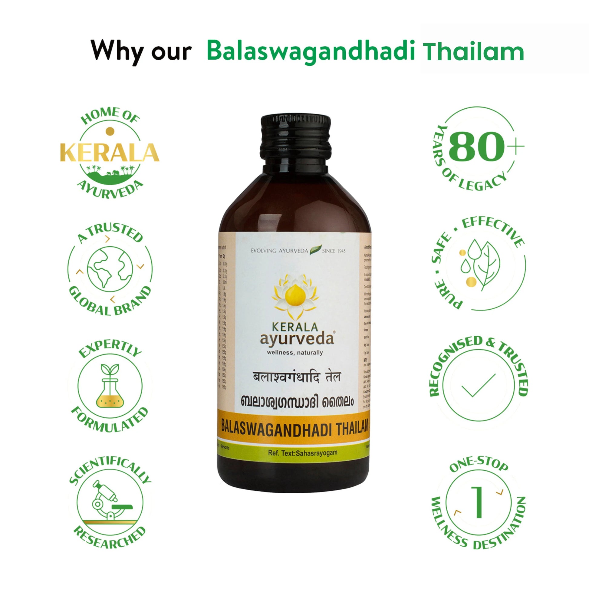 Kerala Ayurveda Balaswagandhadi Thailam 