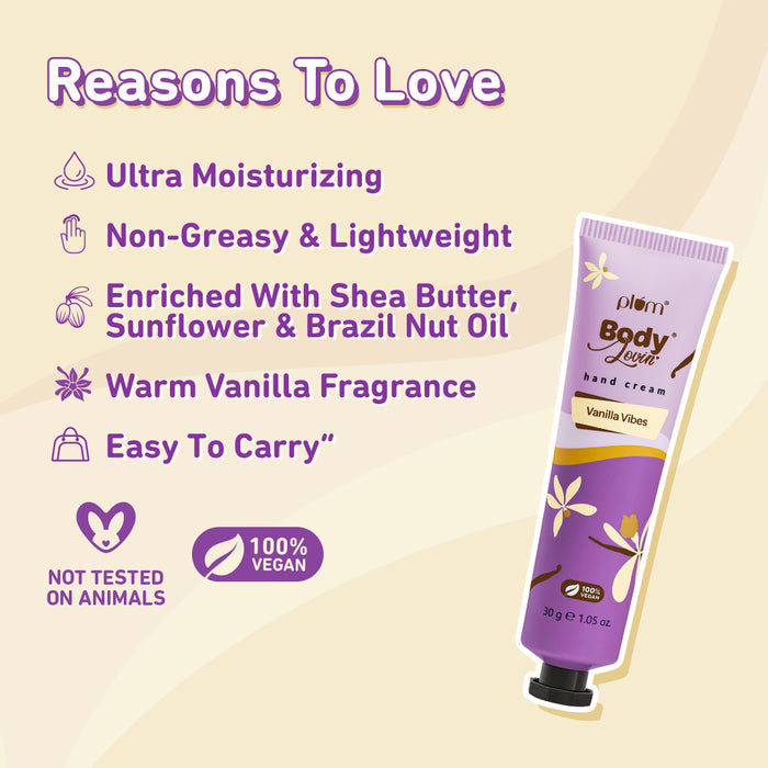 Plum vanilla vibes hand cream