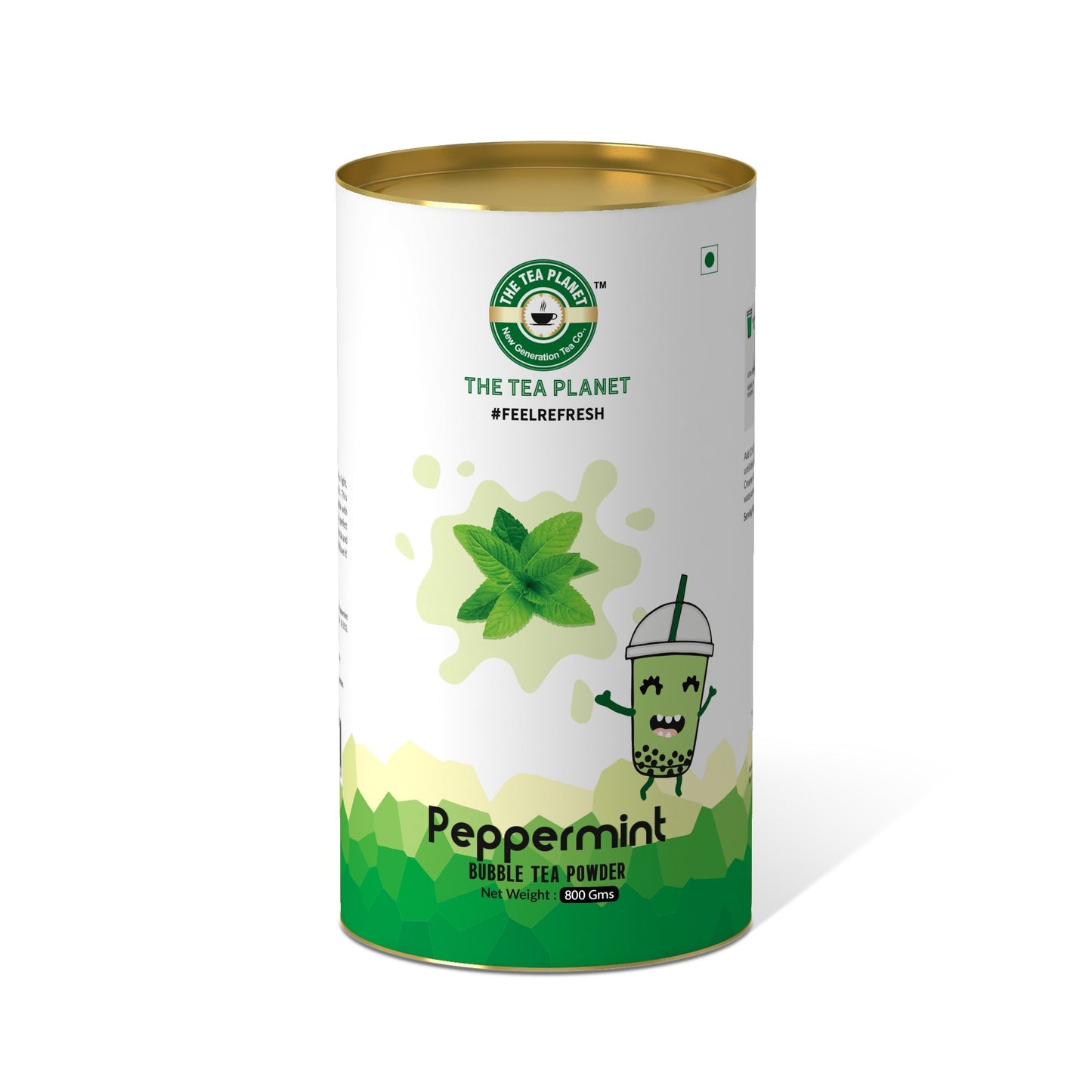 The Tea Planet Peppermint Bubble Tea Premix