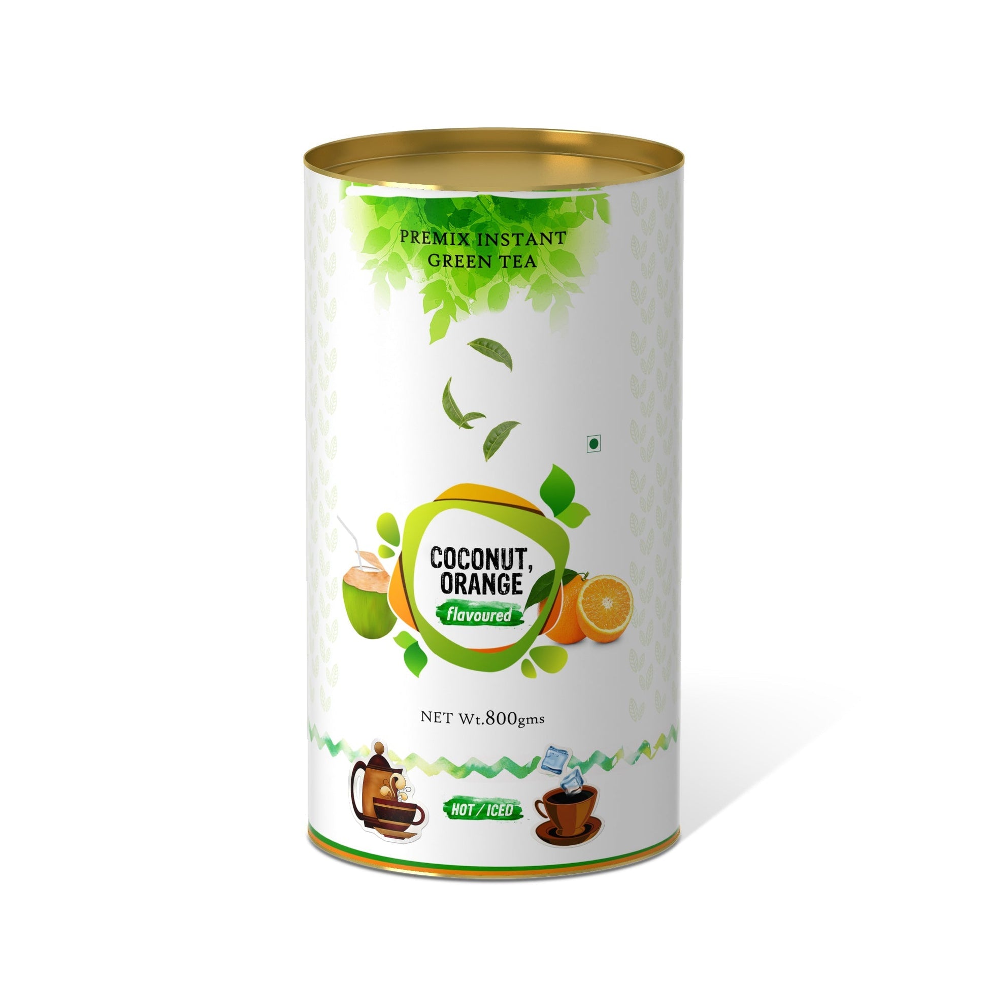 The Tea Planet Cococnut Orange Flavoured Instant Green Tea