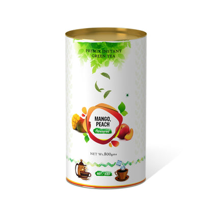 The Tea Planet Mango & Peach Flavoured Instant Green Tea