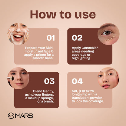 Mars Cancel Concealer | Liquid Concealer