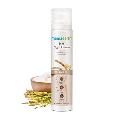 Mamaearth Rice Night Cream With Rice Water and Niacinamide