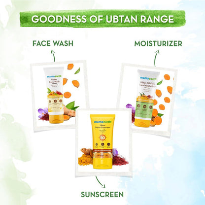 MamaEarth-Sunscreen---SPF-50-PA++++-Ubtan-Detan-Sunscreen-With-Turmeric