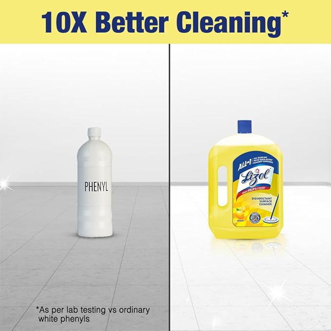 Lizol Citrus Disinfectant Surface & Floor Cleaner Liquid