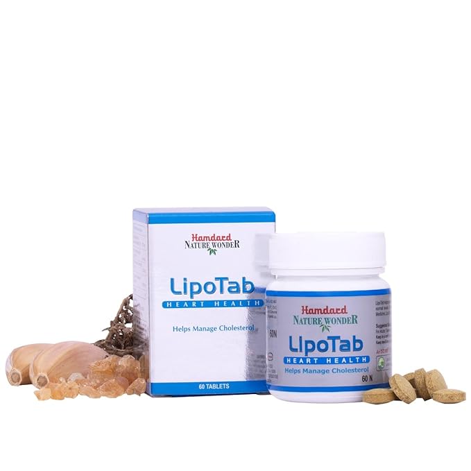 Hamdard Lipotab White 60 Tablets