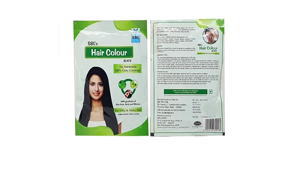 SBL Hair Colour 12 Sachets Dark Brown