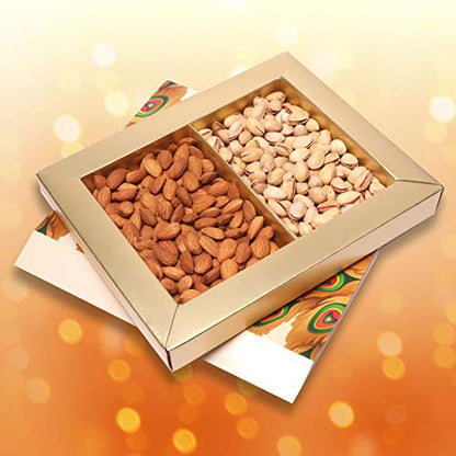 Leeve Dry Fruits Fresh Combo Fruit & Nuts Diwali Gift Fancy Box Hamper