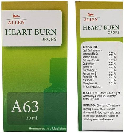 Allen A63 Heart Burn Drop - PUSHMYCART