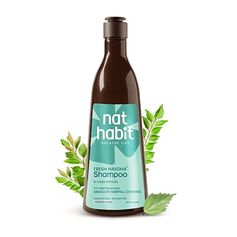 Nat Habit Tri-Leaf Rosemary Navdha Shampoo