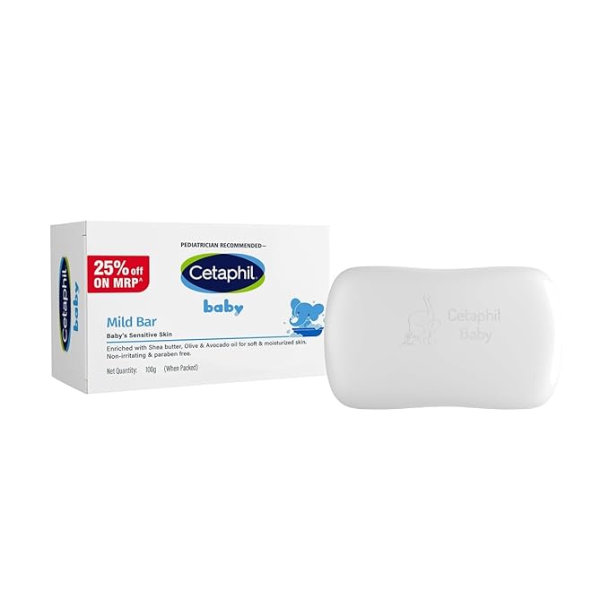 Cetaphil Baby Mild Cleansing Bar for Newborns