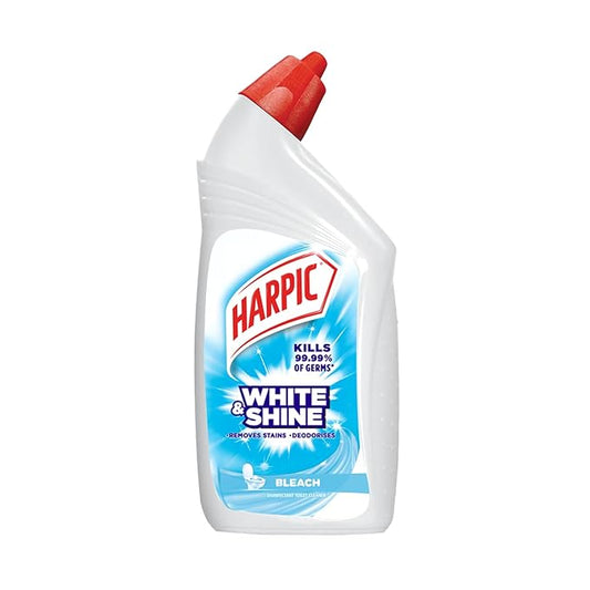 Harpic Bleach White and Shine Disinfectant Toilet Cleaner Liquid