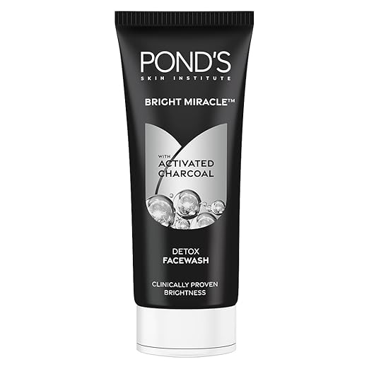 Pond's Bright Miracle Detox Facewash | 10X Power of Activated Charcoal