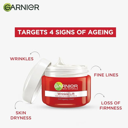 Garnier Skin Naturals Wrinkle Lift Anti-Ageing Cream - PUSHMYCART