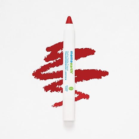Mamaearth Hydra-Matte Crayon Transferproof Lipstick Berry Red